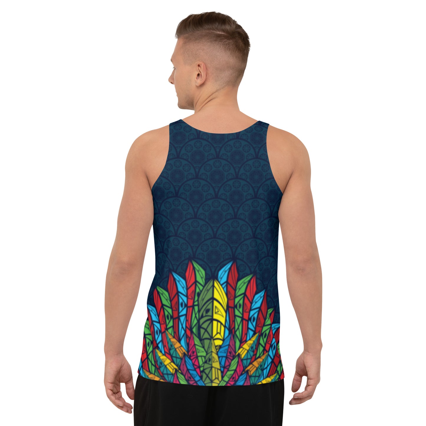 Worldtown Feather Flags Unisex Tank Top