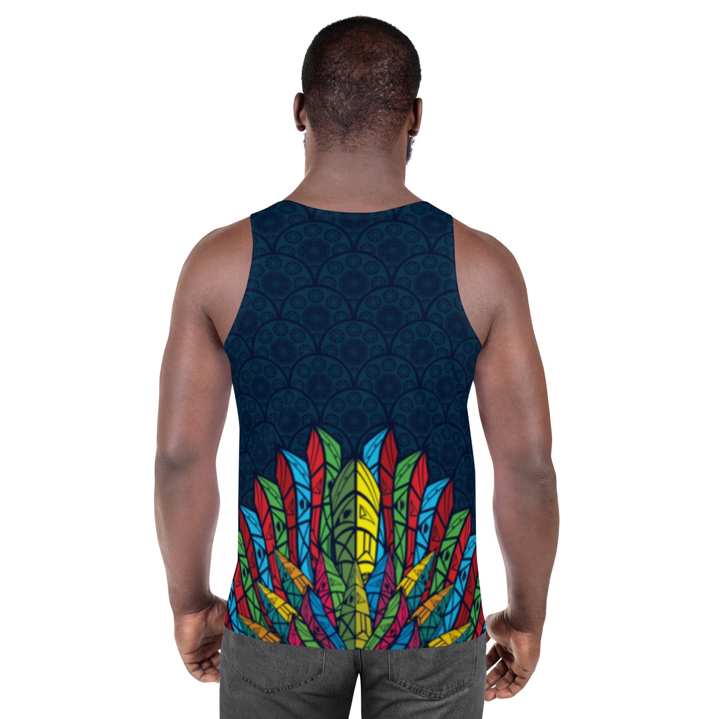 Worldtown Feather Flags Unisex Tank Top