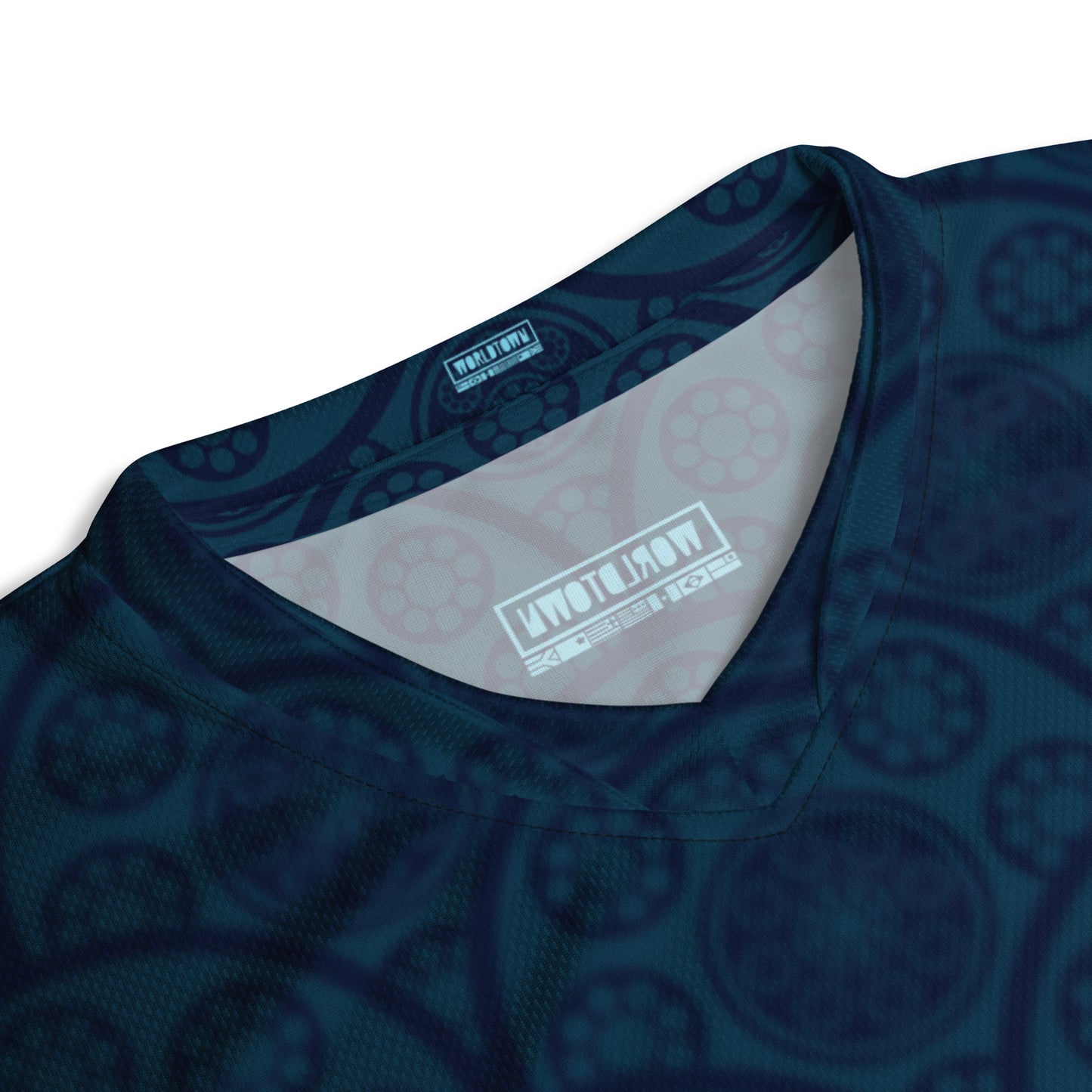 Worldtown Feather Flags Recycled Unisex Sports Jersey