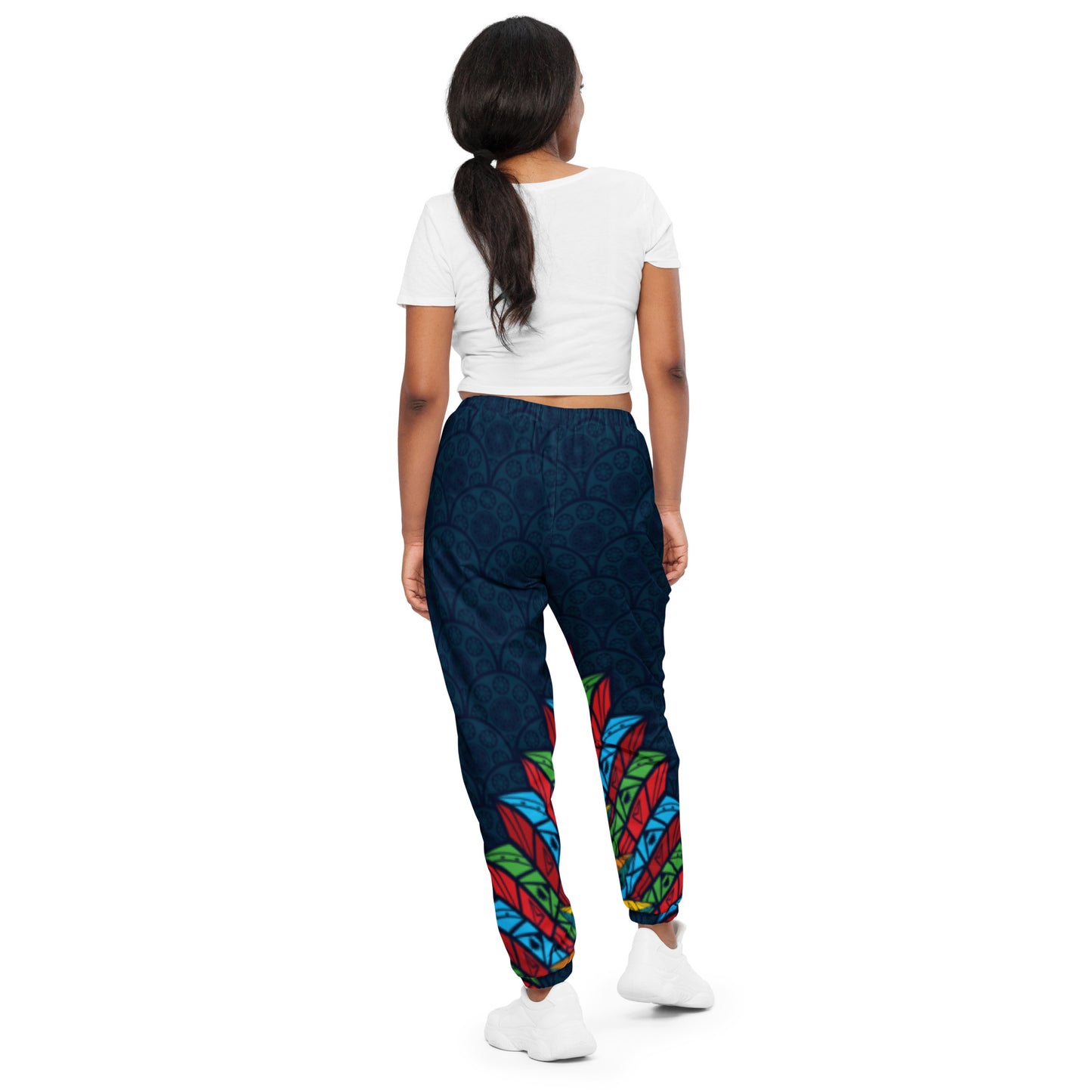 Worldtown Feather Flags Unisex Track Pants (Bottom Design)