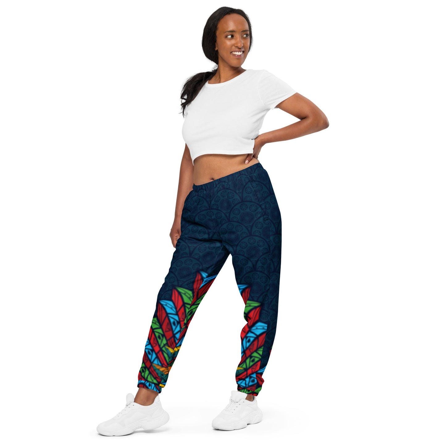 Worldtown Feather Flags Unisex Track Pants (Bottom Design)