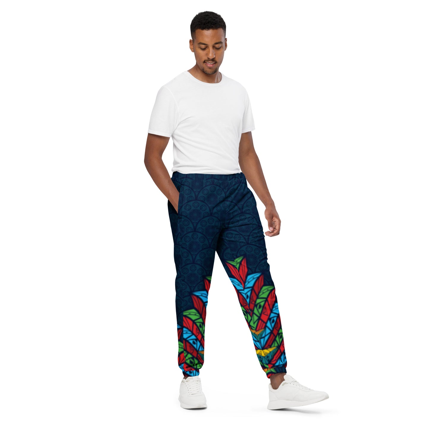 Worldtown Feather Flags Unisex Track Pants (Bottom Design)