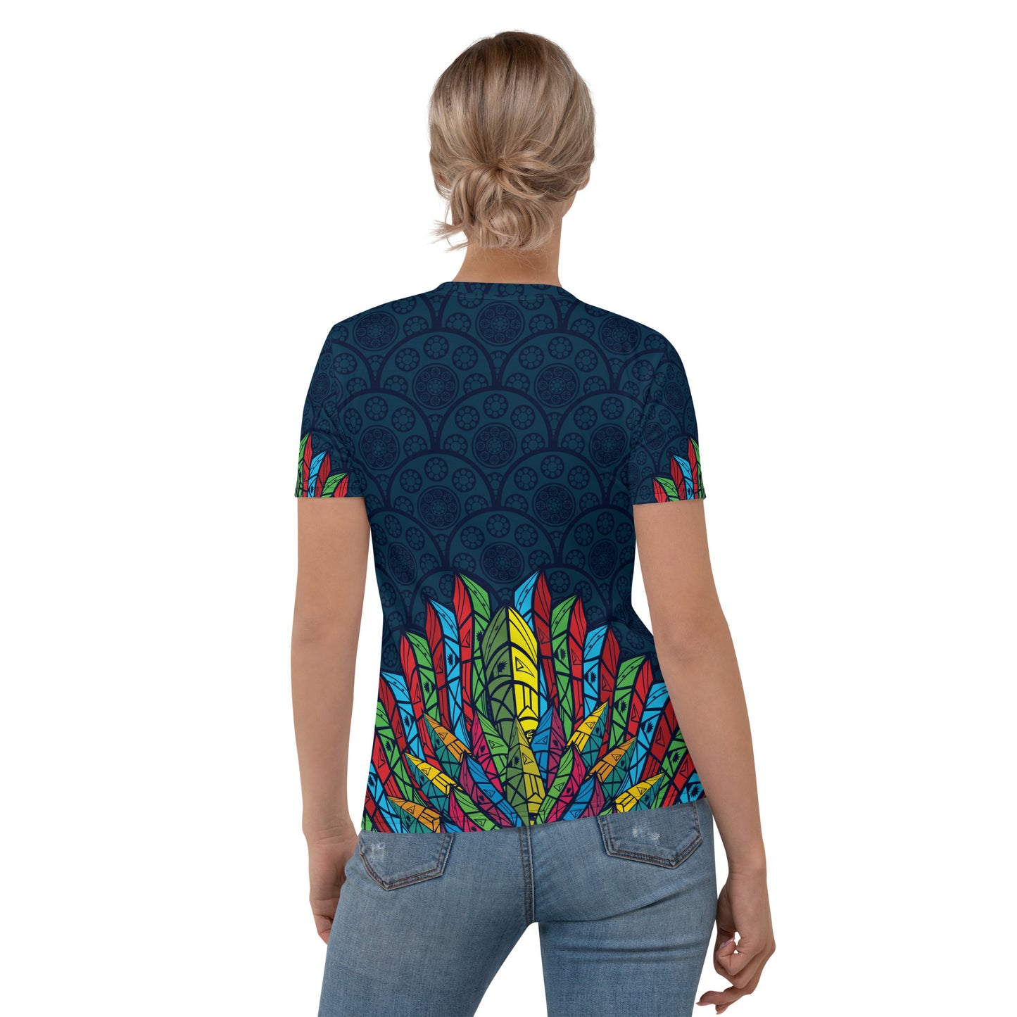 Worldtown Feather Flags Women's T-shirt