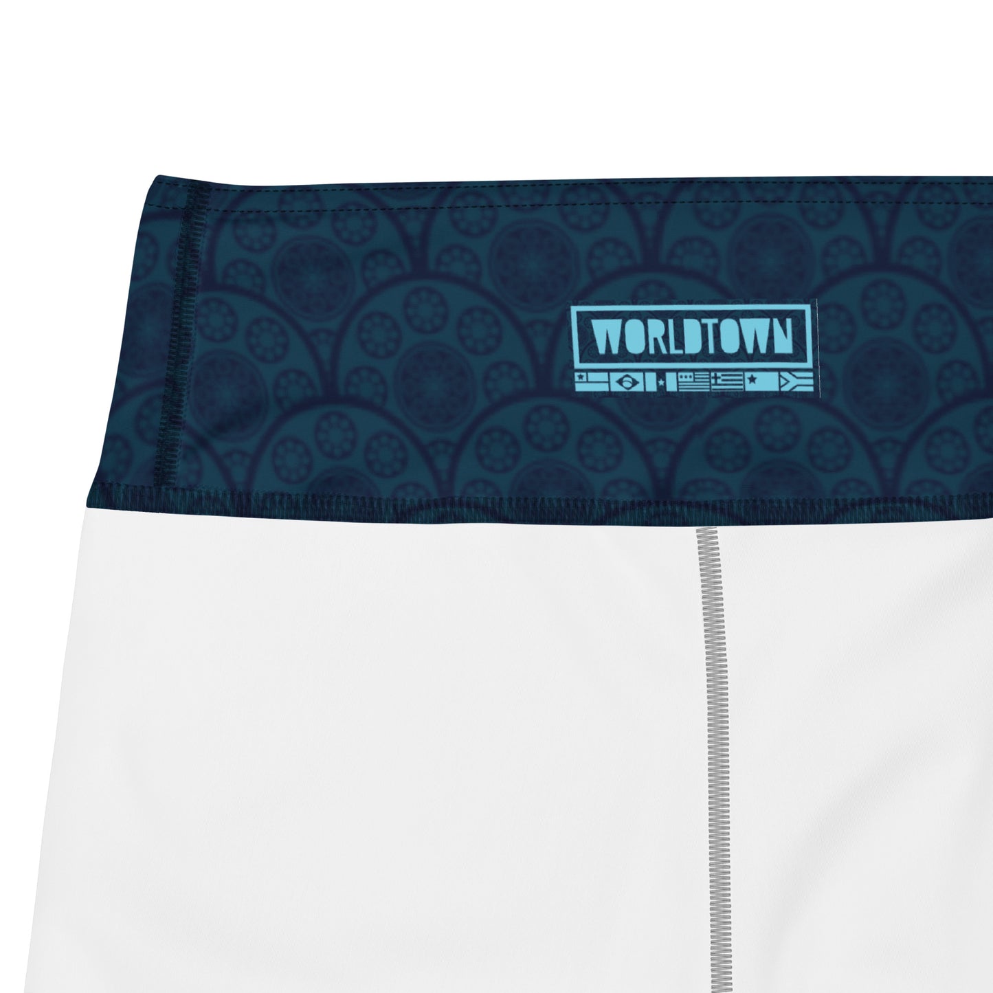 Worldtown Feather Flags Yoga Shorts