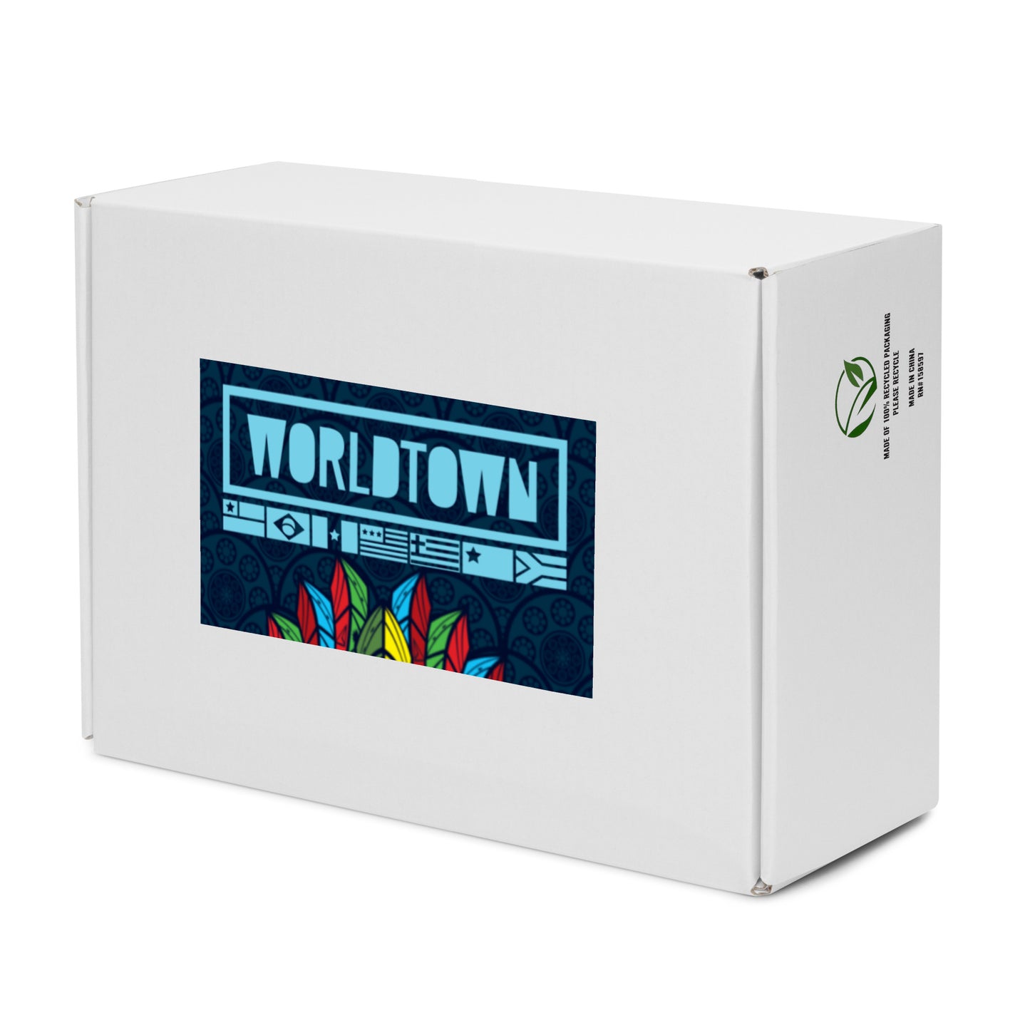 Worldtown Feather Flags Men’s High Top Canvas Shoes