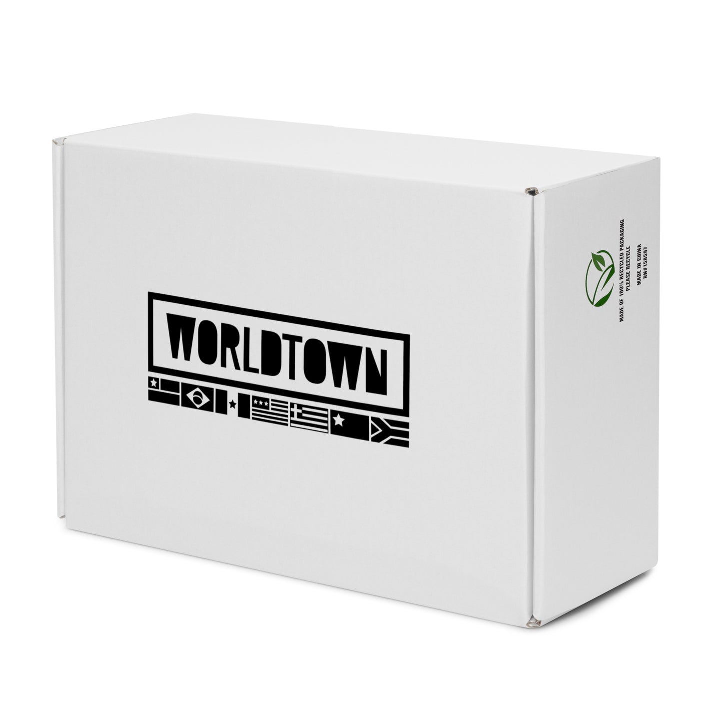 Worldtown Green Flagwave Men’s High Top Canvas Shoes