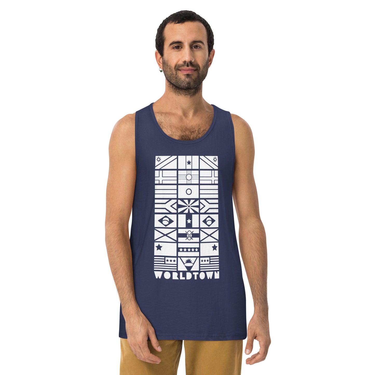 Worldtown Classic Flags Men’s Tank Top