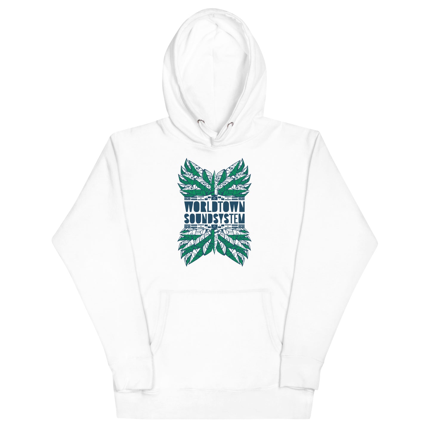 Worldtown Soundsystem Wingflags Unisex Hoodie (Band Merch)