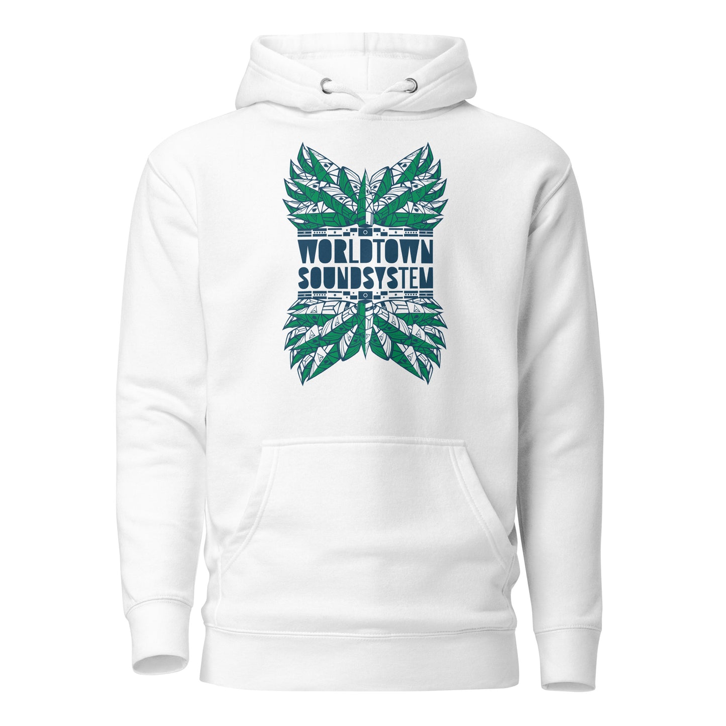 Worldtown Soundsystem Wingflags Unisex Hoodie (Band Merch)