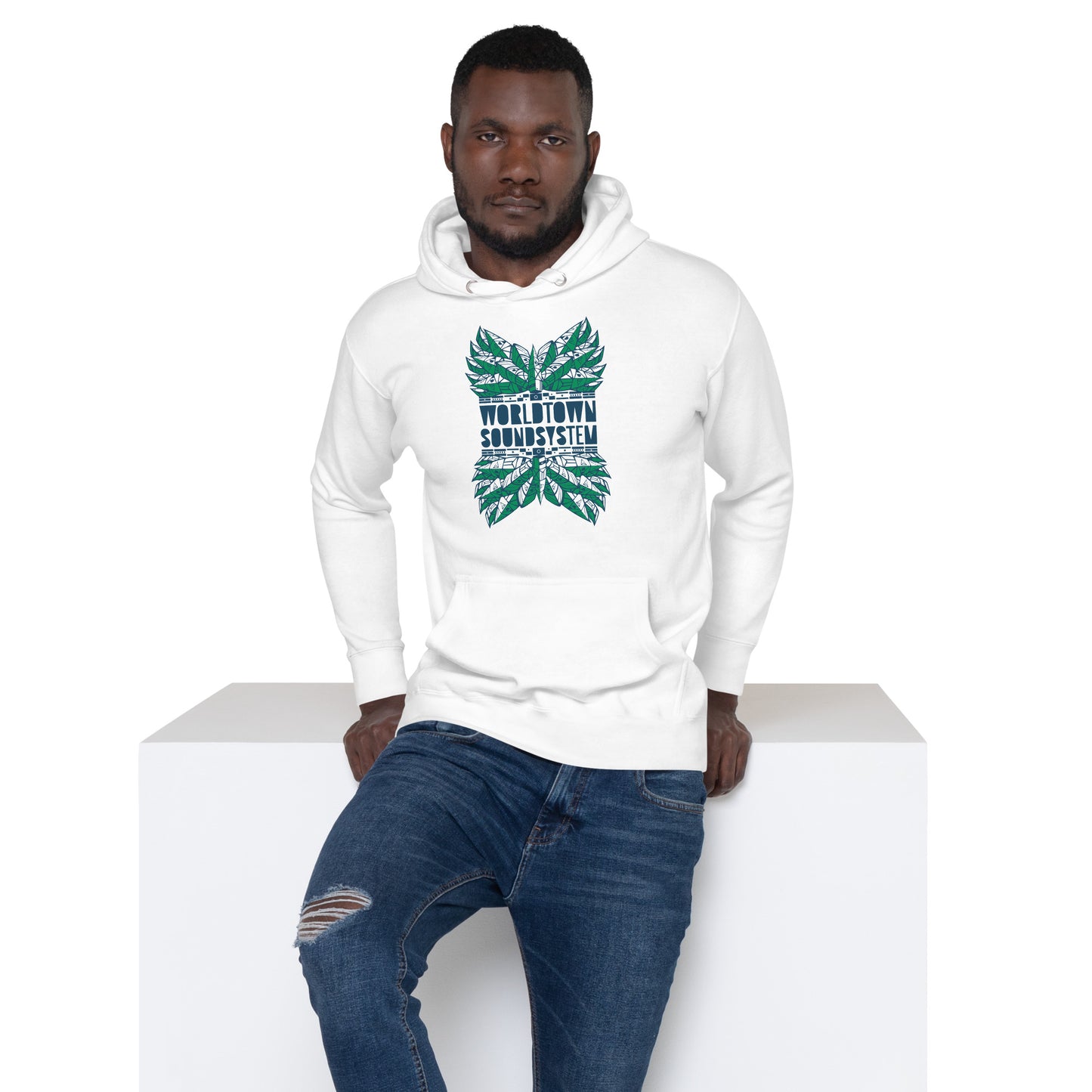 Worldtown Soundsystem Wingflags Unisex Hoodie (Band Merch)