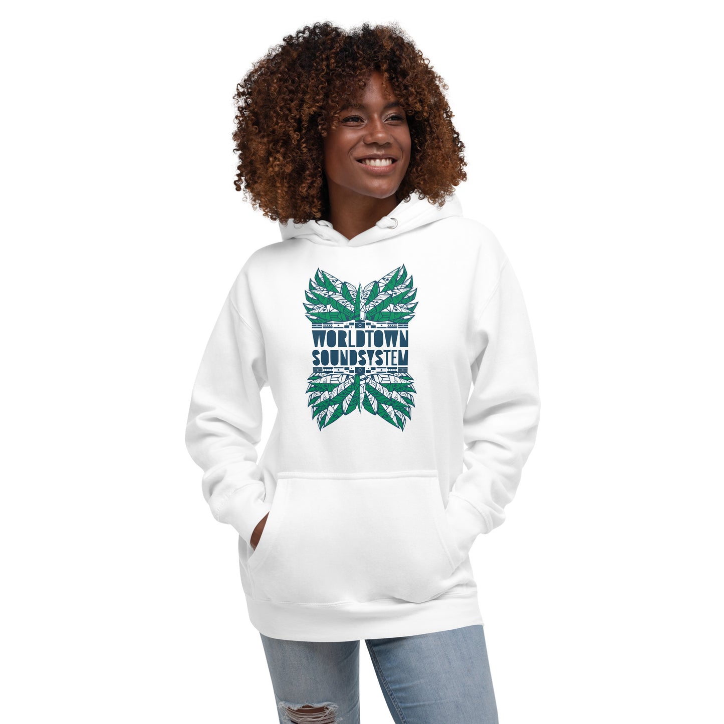 Worldtown Soundsystem Wingflags Unisex Hoodie (Band Merch)
