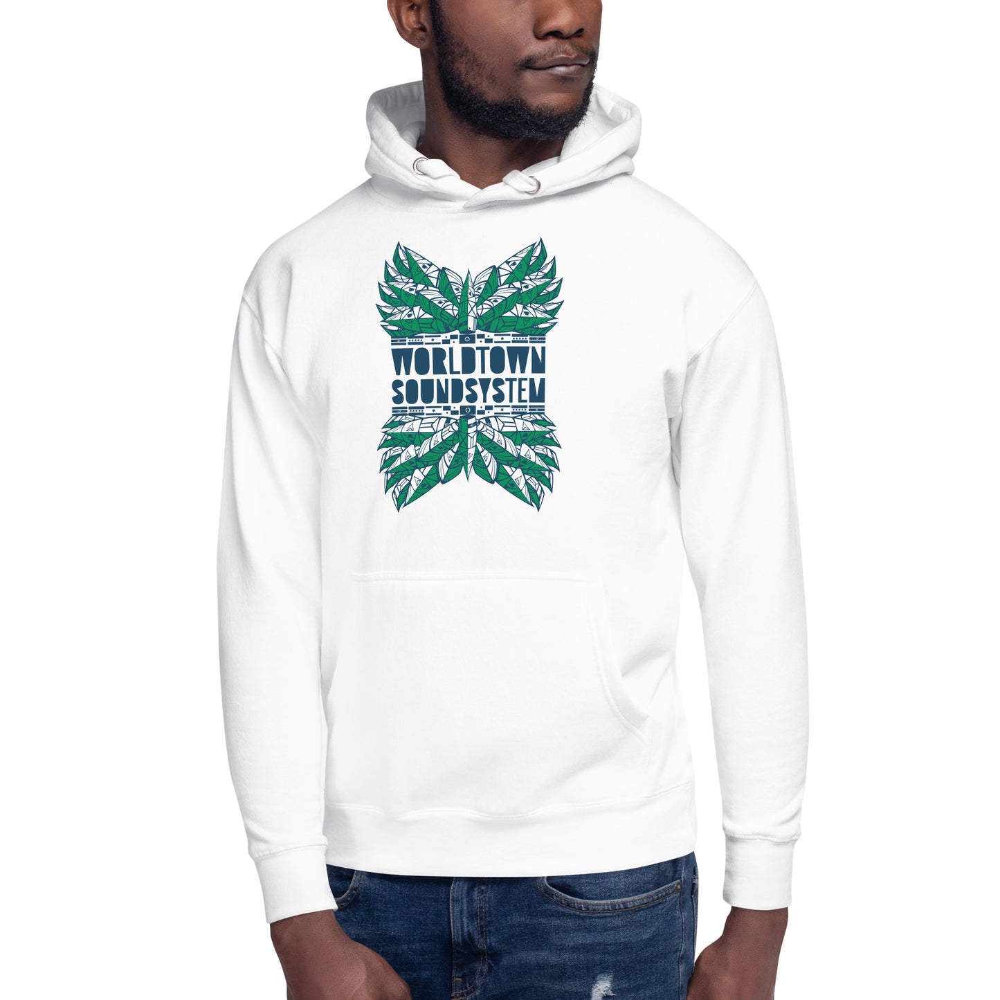 Worldtown Soundsystem Wingflags Unisex Hoodie (Band Merch)