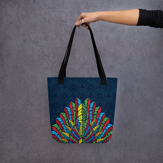 Worldtown Feather Flags Tote Bag