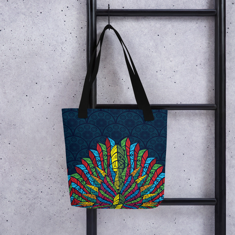 Worldtown Feather Flags Tote Bag