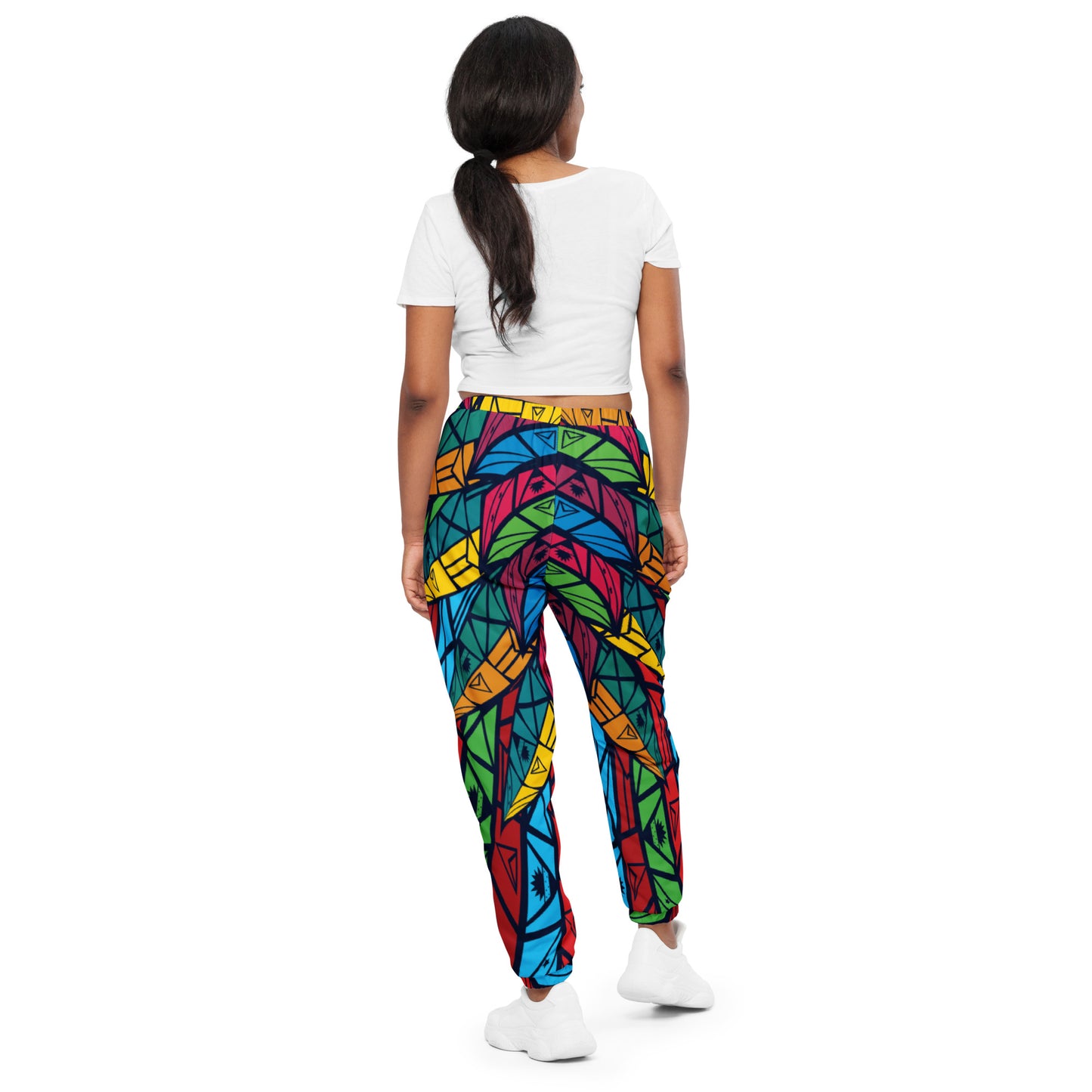 Worldtown Feather Flags Unisex Track Pants (BOLD)