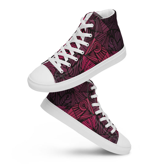 Worldtown Guaranteed To Dream Men’s high top canvas shoes