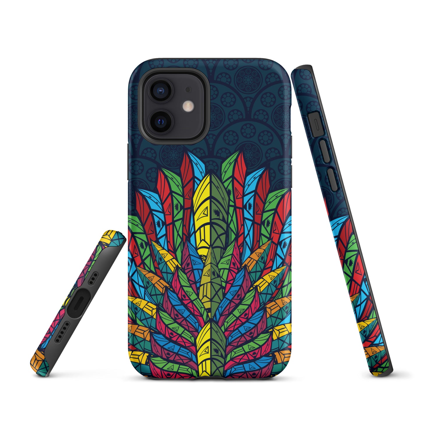 Worldtown Feather Flags iPhone case