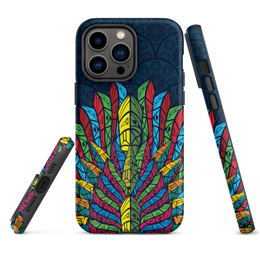 Worldtown Feather Flags iPhone case